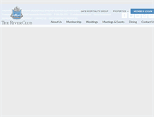 Tablet Screenshot of jaxriverclub.com